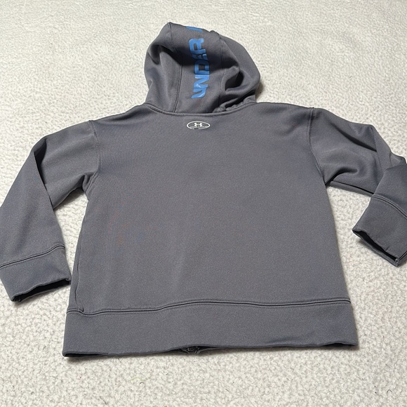 Under Armour Little Boys Gray Jacket with Hood, GUC, Size 5 - Picture 8 of 11